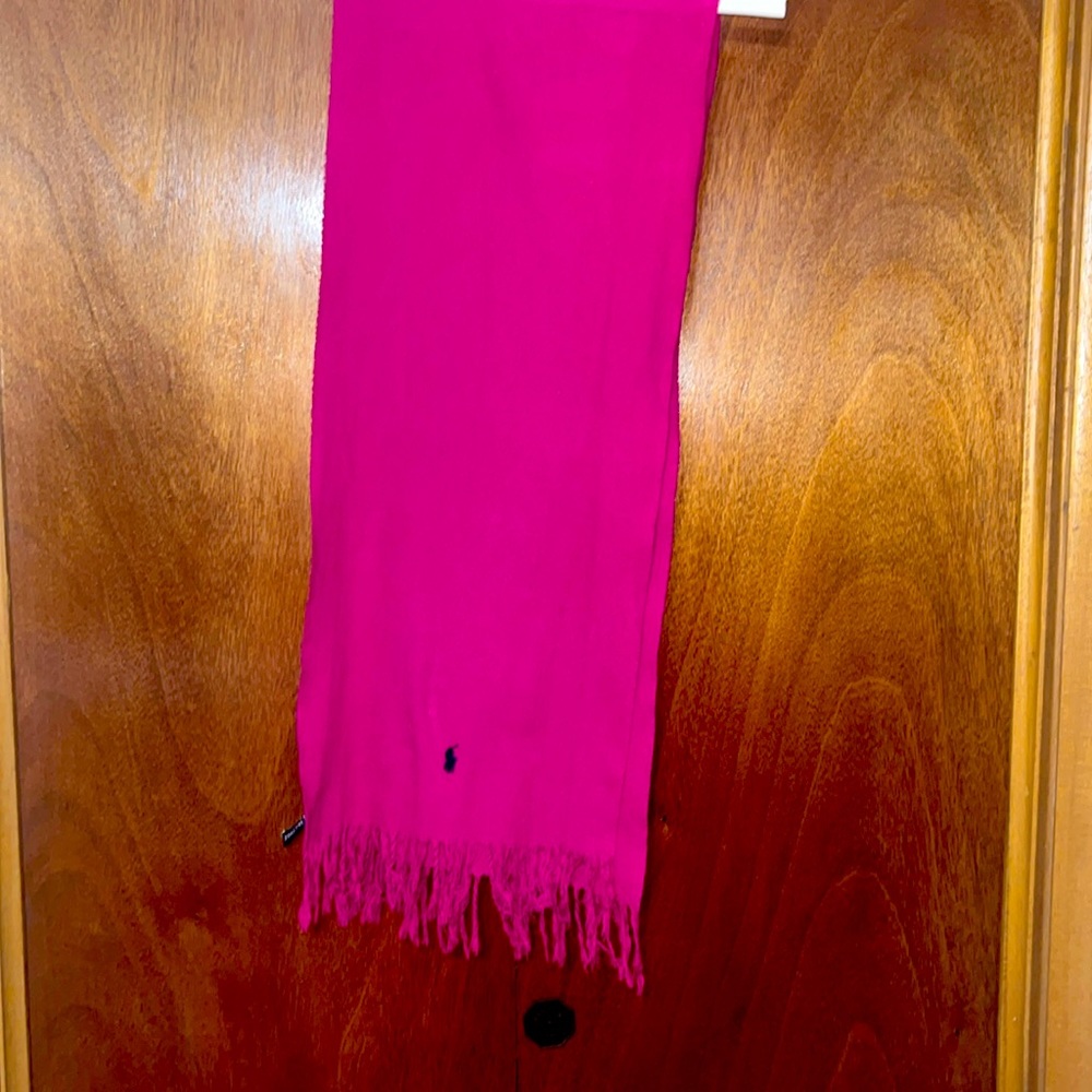 Ralph Lauren hot pink scarf